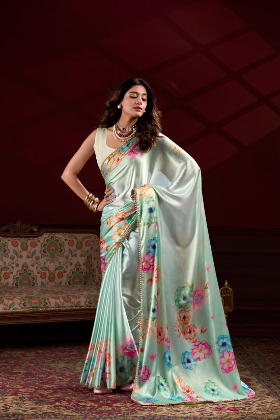 Amrah Wholesale Taraa L 7028 Satin Silk Saree