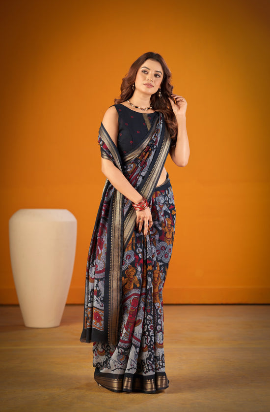 Amrah Wholesale Taraa L 7300 Chanderi Saree