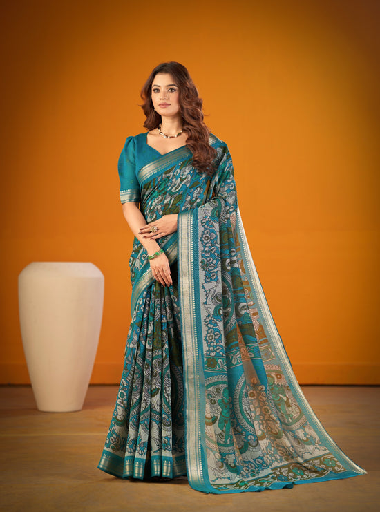 Amrah Wholesale Taraa L 7300 Chanderi Saree