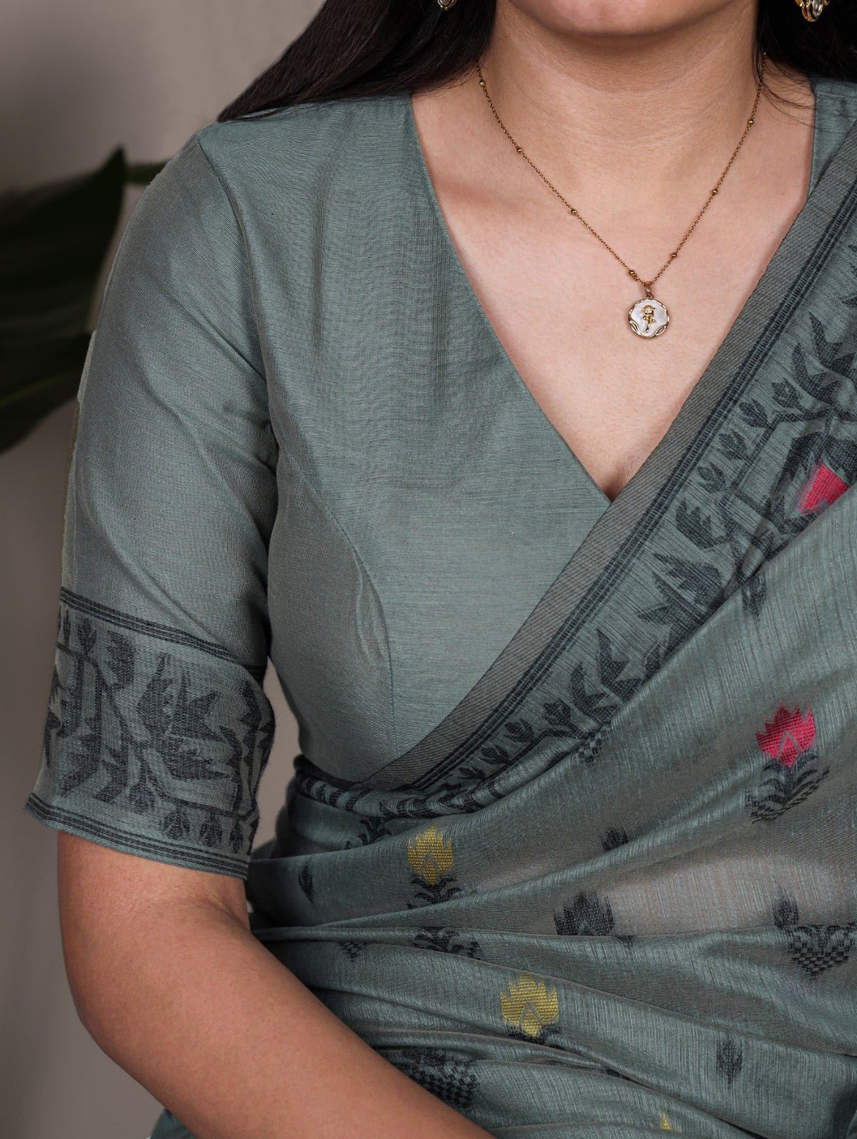 Amrah Taraa L 7415 Poly Cotton Saree Wholesale - Amrah Wholesale
