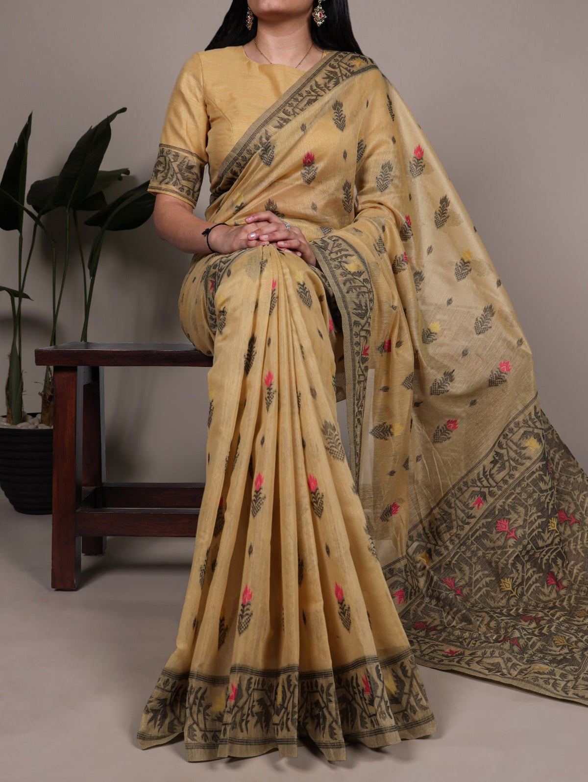 Amrah Taraa L 7415 Poly Cotton Saree Wholesale - Amrah Wholesale