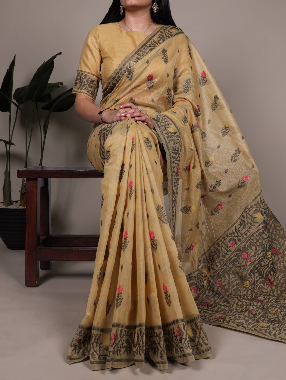 Amrah Taraa L 7415 Poly Cotton Saree Wholesale - Amrah Wholesale