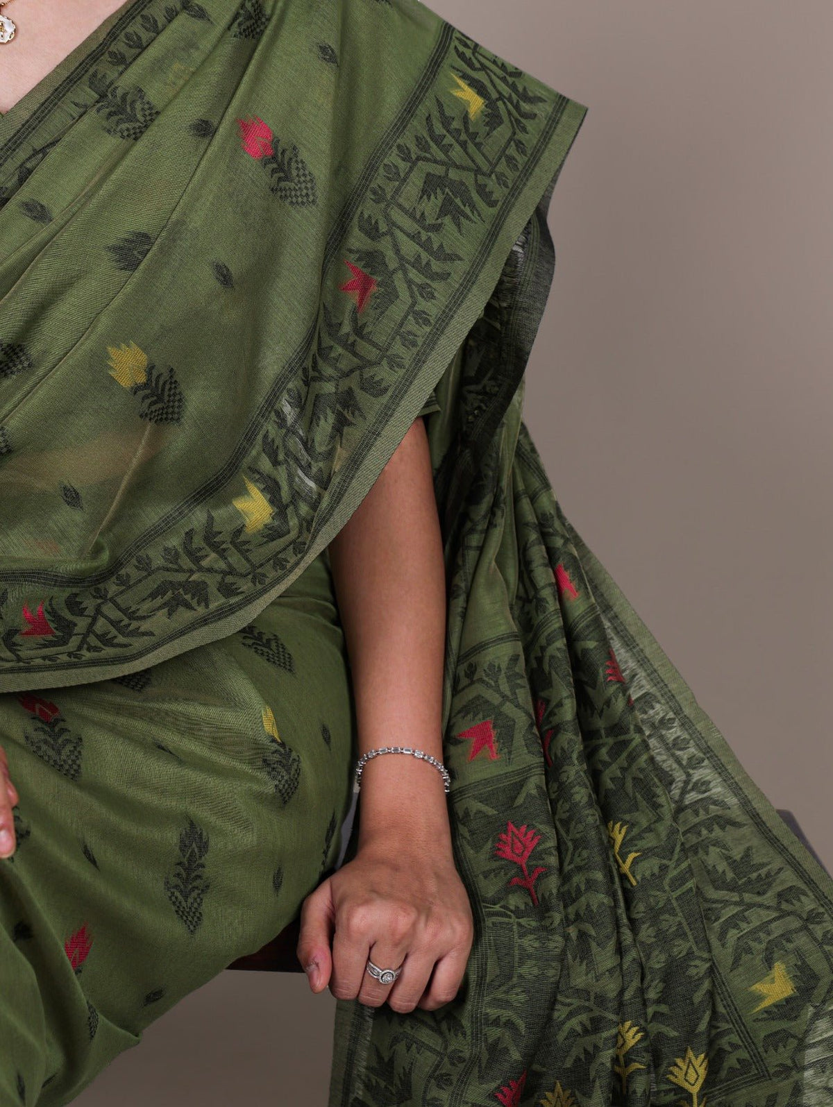 Amrah Taraa L 7415 Poly Cotton Saree Wholesale - Amrah Wholesale