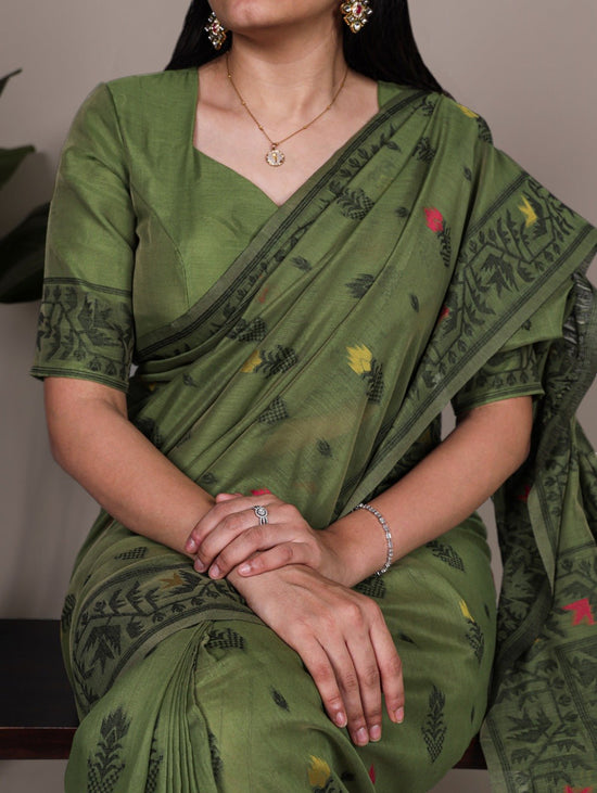 Amrah Taraa L 7415 Poly Cotton Saree Wholesale - Amrah Wholesale