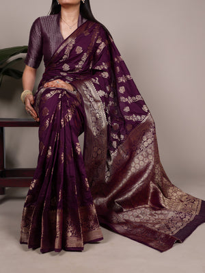 Amrah Taraa L 7914 Naylon Weaving Work Saree
