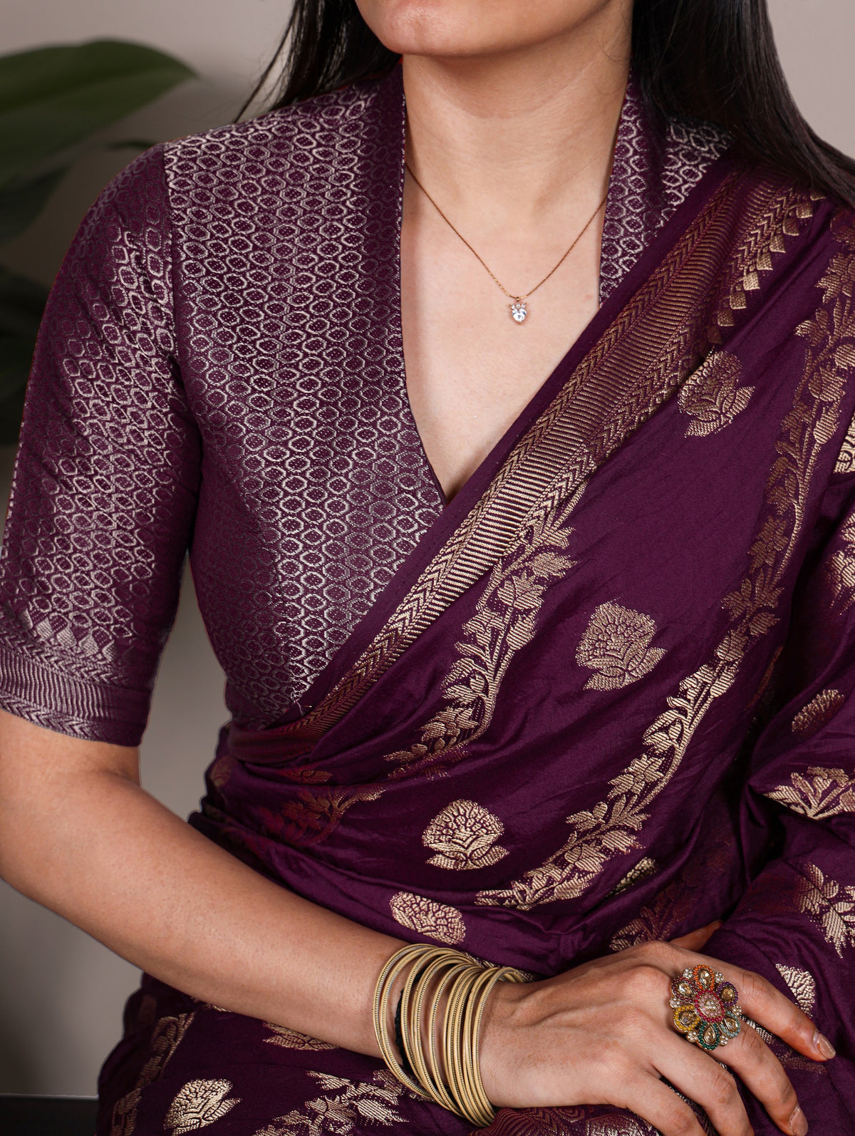 Amrah Taraa L 7914 Naylon Weaving Work Saree