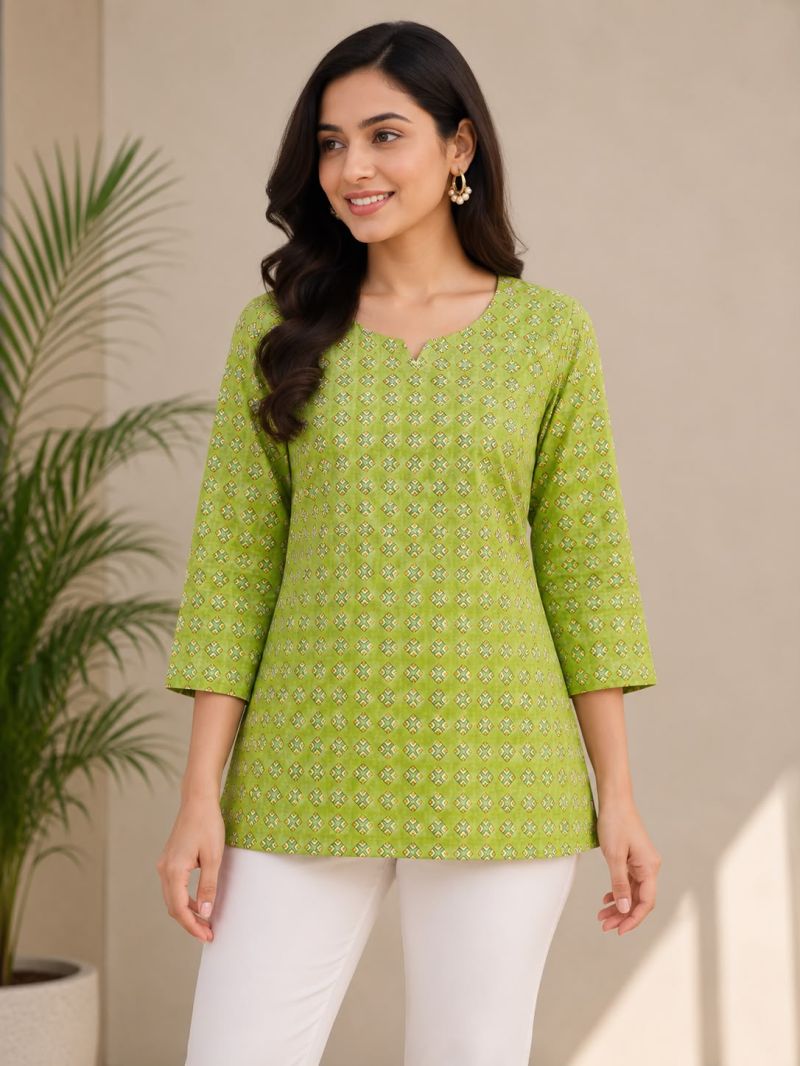 Amrah Wholesale Tlc Vol 58 Cotton Printed Short Kurti
