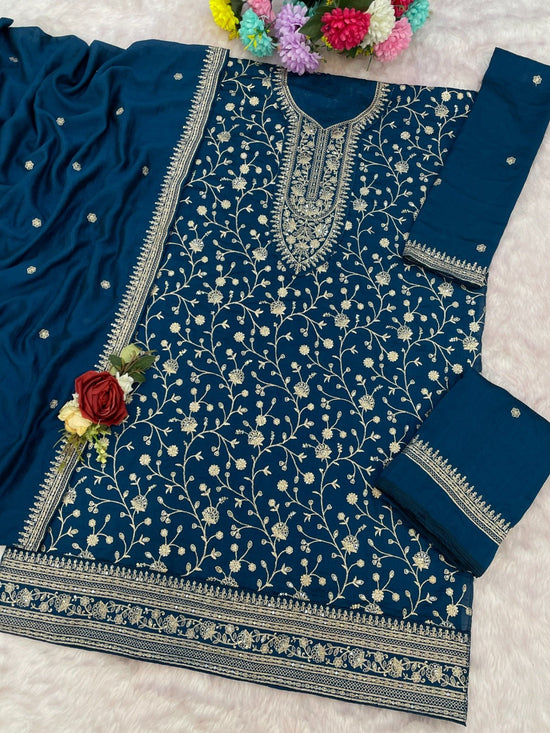 Amrah Wholesale 2102 Master Colors A To E Vichitra Dress Material - Amrah Wholesale