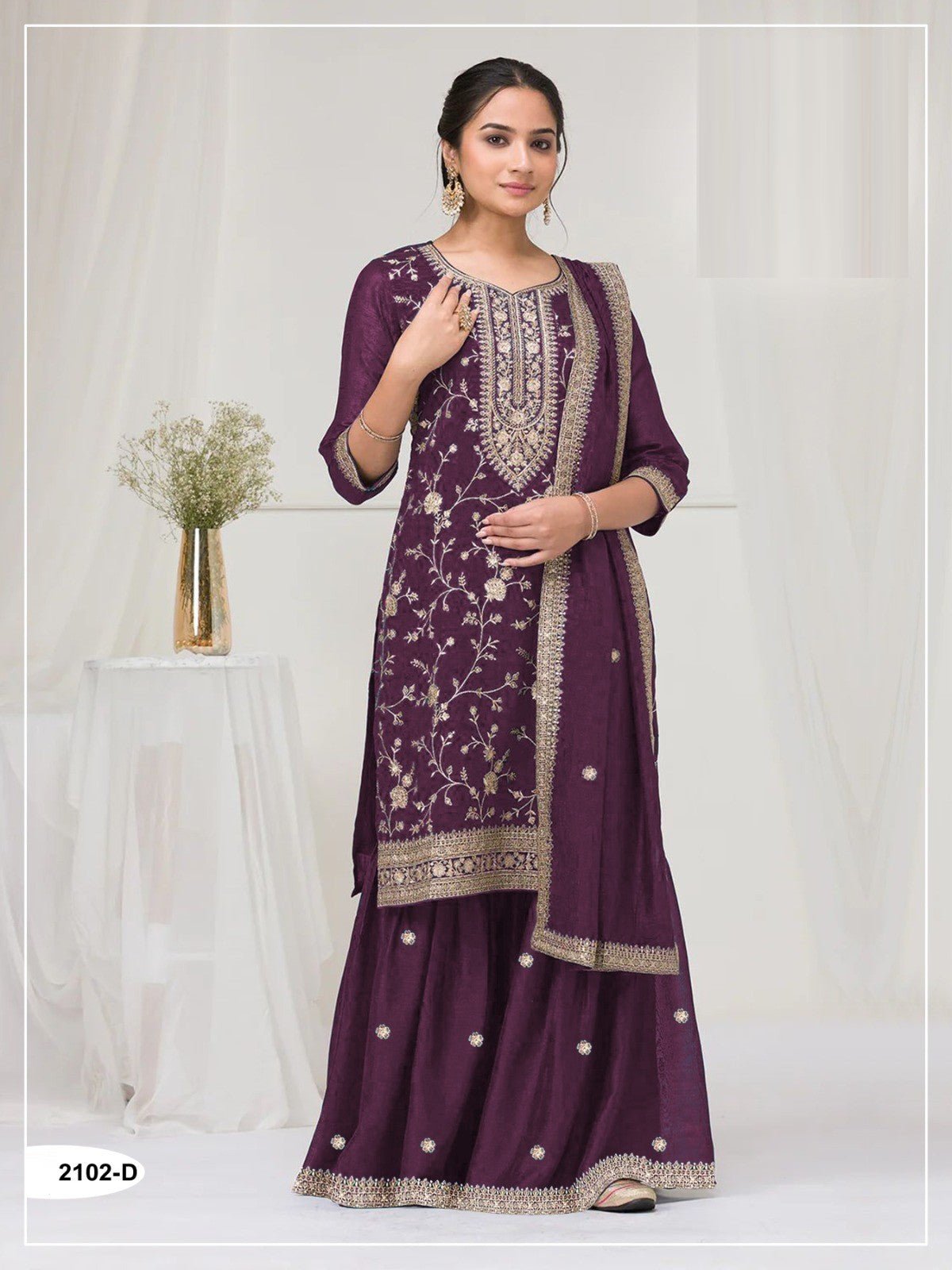 Amrah Wholesale 2102 Master Colors A To E Vichitra Dress Material - Amrah Wholesale