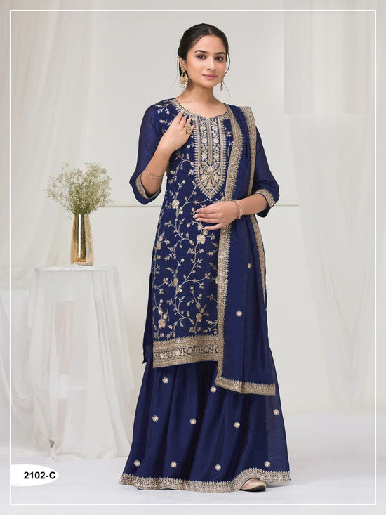 Amrah Wholesale 2102 Master Colors A To E Vichitra Dress Material