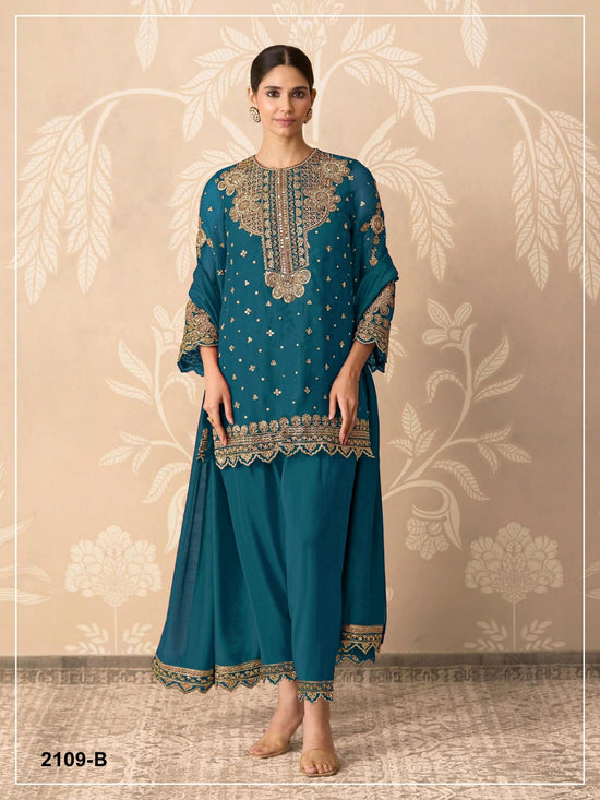 Amrah Wholesale 2109 Master Colors Faux Georgette Dress Material - Amrah Wholesale