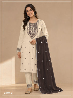 Amrah Wholesale 2110 Master Colors Khadi Cotton Pakistani Suit - Amrah Wholesale