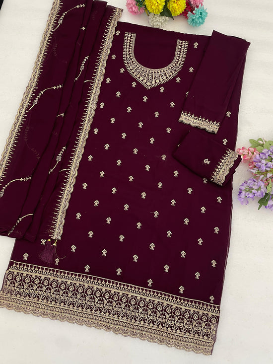 Amrah Wholesale 3111 Master Colors A To D Faux Georgette Dress Material