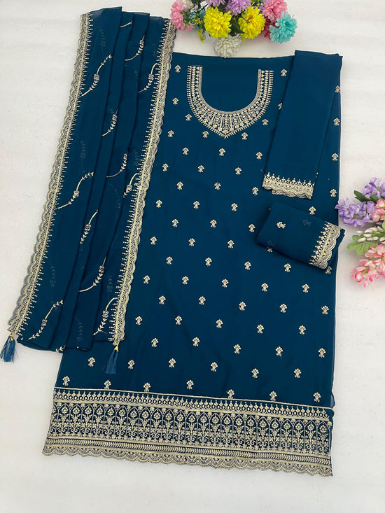 Amrah Wholesale 3111 Master Colors A To D Faux Georgette Dress Material