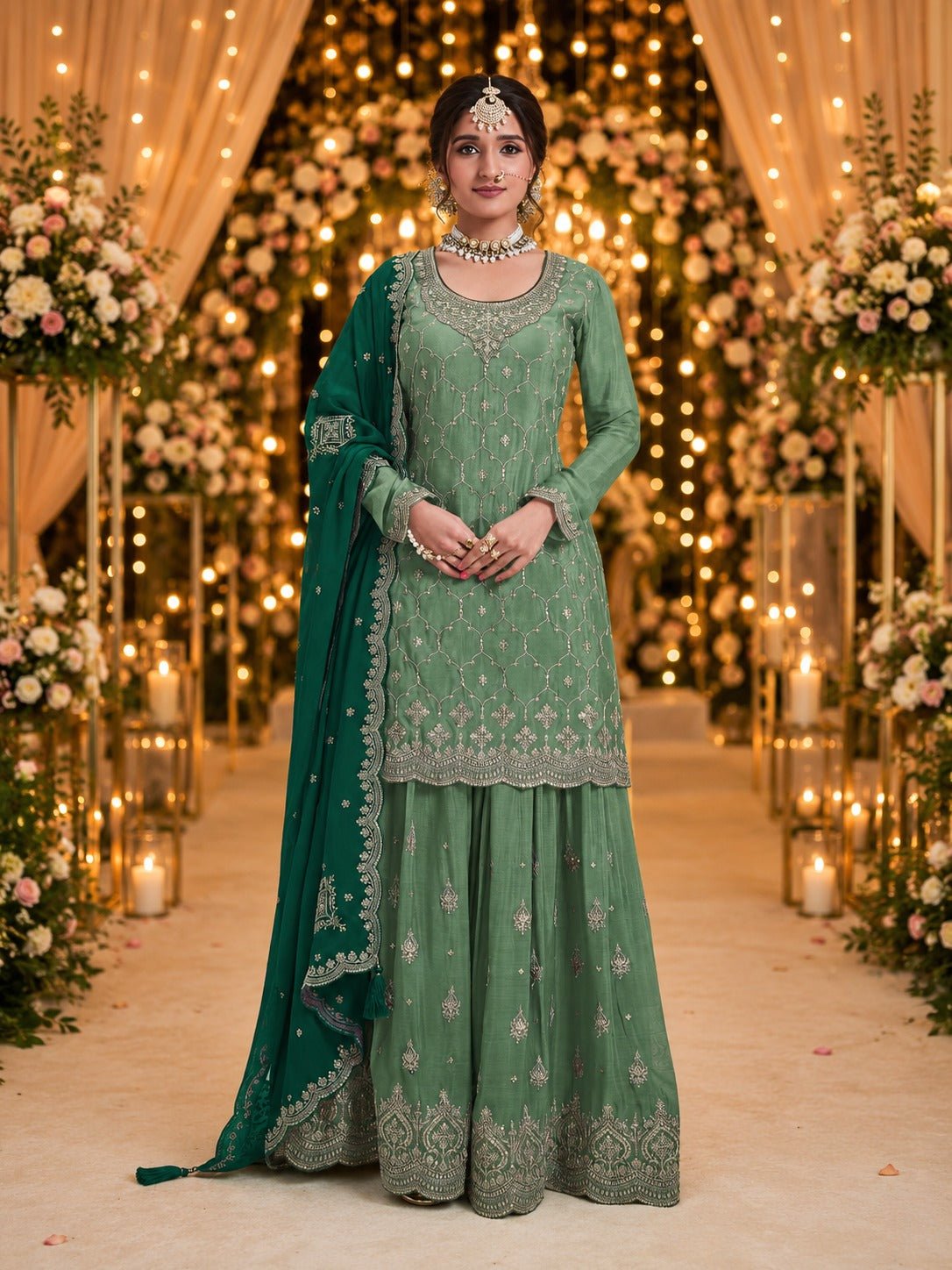 Amrah Wholesale 9Star Shiv Hit Chinon Dress Material - Amrah Wholesale