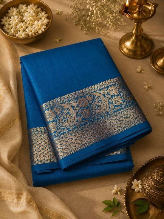 Amrah Wholesale Aab Ambrapali Mercerised Silk Saree