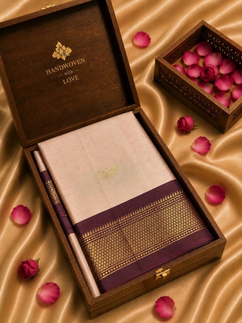 Amrah Wholesale Aab Cotton Paithani 06 Pure Mercerized Soft Silk Zari Border Saree