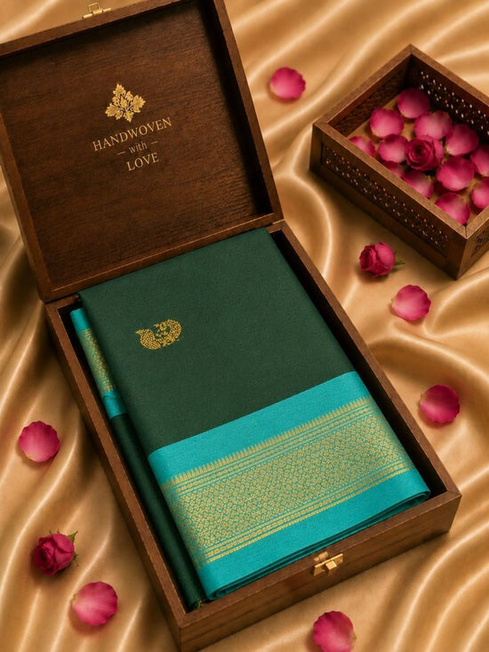 Amrah Wholesale Aab Cotton Paithani 06 Pure Mercerized Soft Silk Zari Border Saree