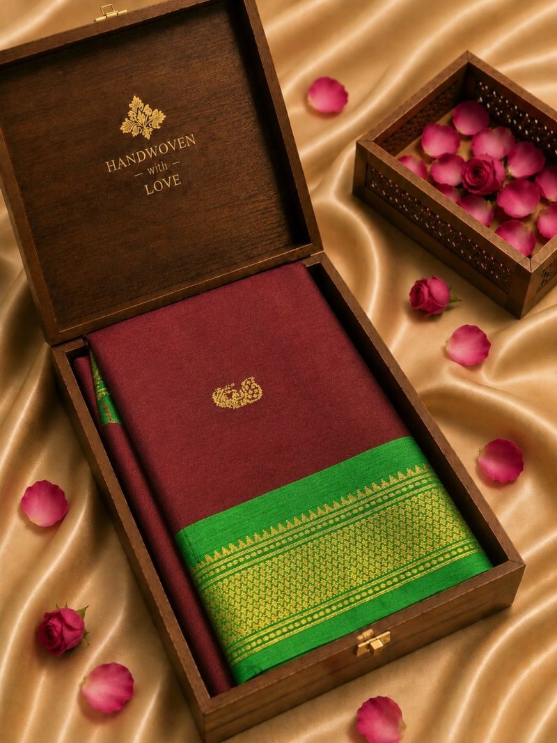 Amrah Wholesale Aab Cotton Paithani 06 Pure Mercerized Soft Silk Zari Border Saree