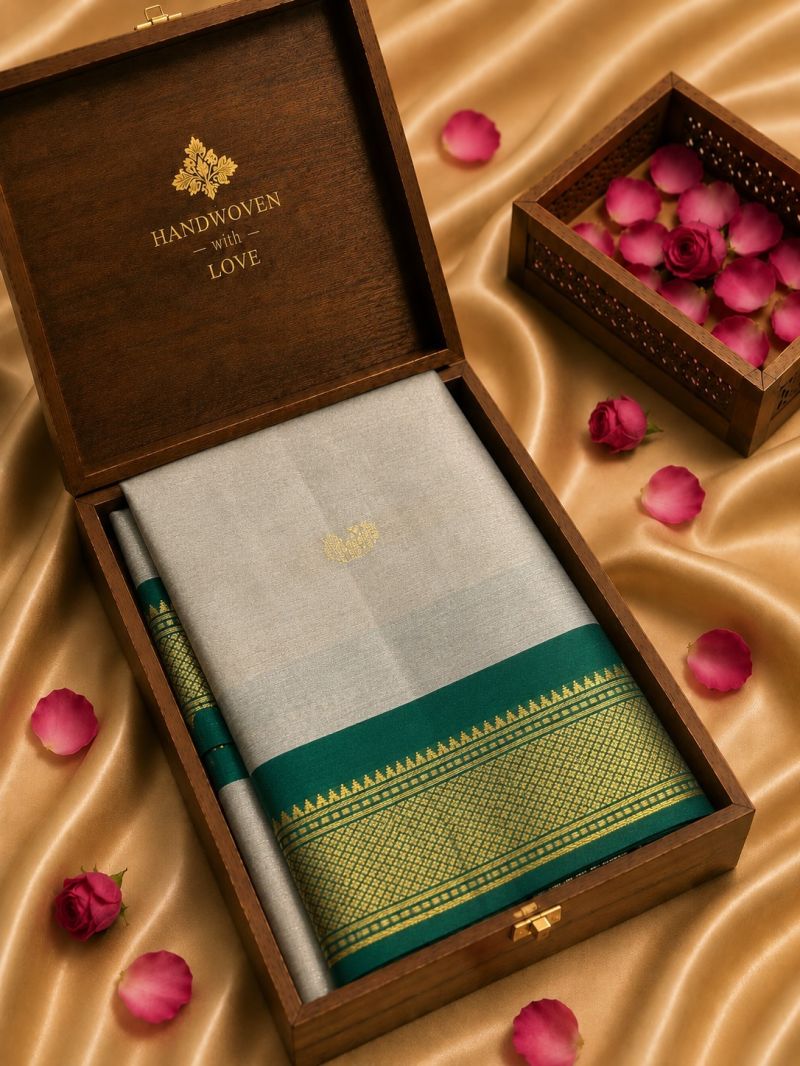 Amrah Wholesale Aab Cotton Paithani 06 Pure Mercerized Soft Silk Zari Border Saree