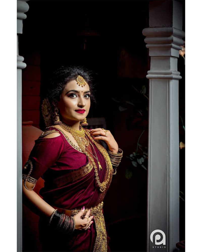 Amrah Wholesale Aab Maroon Velly Vol 1 Art Silk Saree