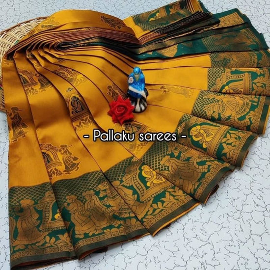 Amrah Wholesale Aab Pallaku Rose Gold Bridal Silk Jacquard Work Saree Collection - Amrah Wholesale