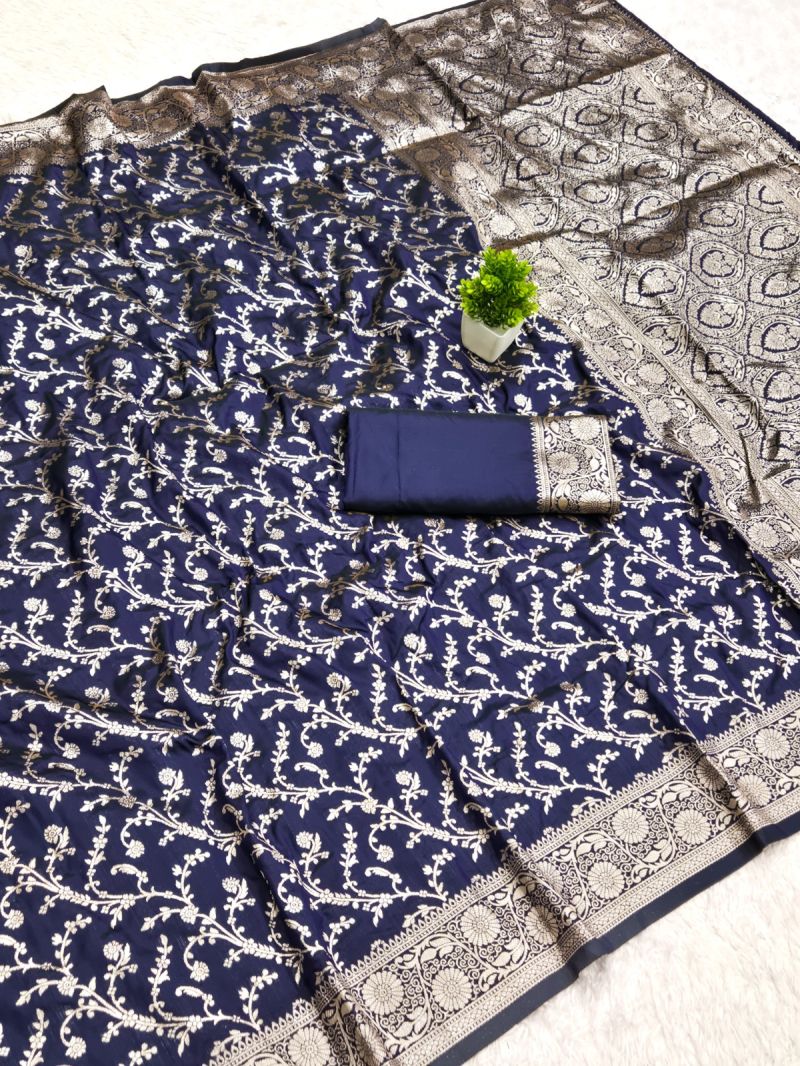 Amrah Wholesale Aab Simran Banarasi Silk Zari Weaving Saree Collection - Amrah Wholesale