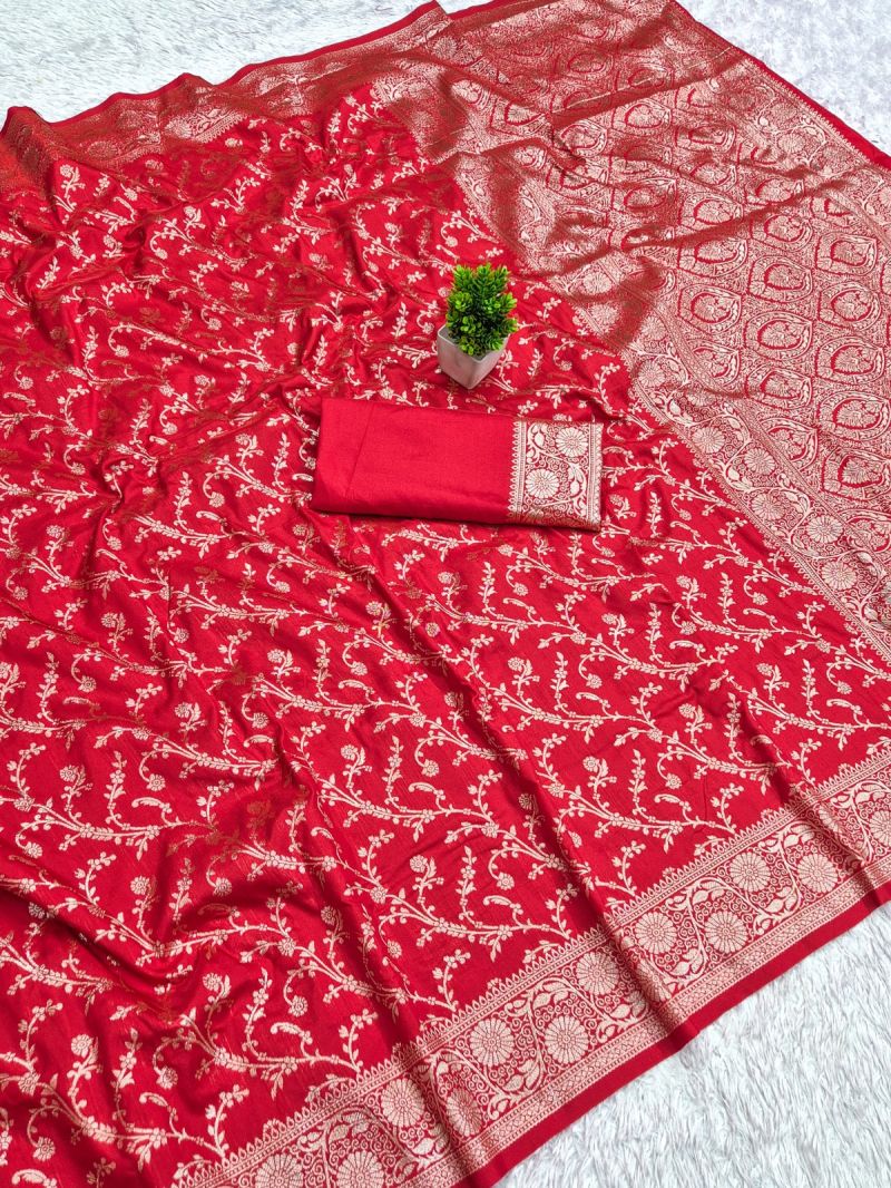 Amrah Wholesale Aab Simran Banarasi Silk Zari Weaving Saree Collection - Amrah Wholesale
