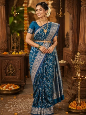 Amrah Wholesale Aab Simran Banarasi Silk Zari Weaving Saree Collection - Amrah Wholesale