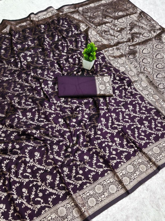 Amrah Wholesale Aab Simran Banarasi Silk Zari Weaving Saree Collection - Amrah Wholesale