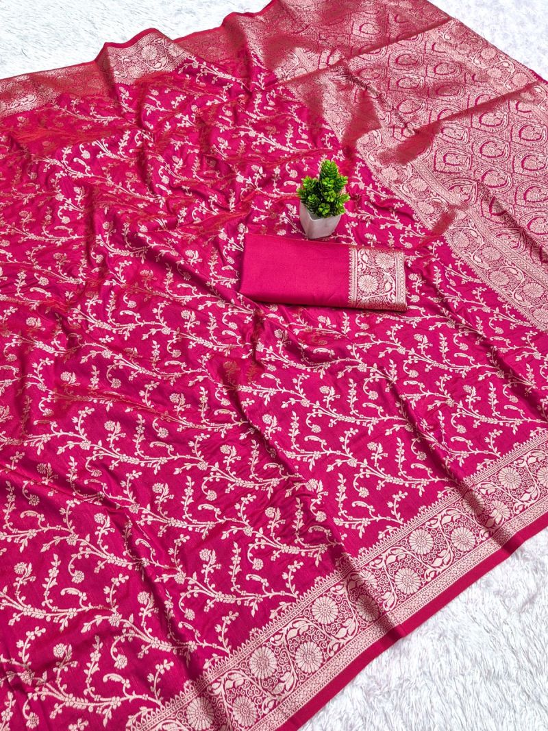Amrah Wholesale Aab Simran Banarasi Silk Zari Weaving Saree Collection - Amrah Wholesale