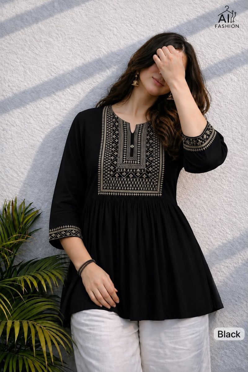 Amrah Wholesale Adaa Vol 2 Rayon Embroidered Kurti