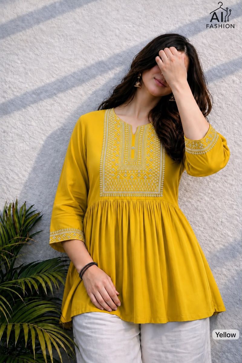 Amrah Wholesale Adaa Vol 2 Rayon Embroidered Kurti