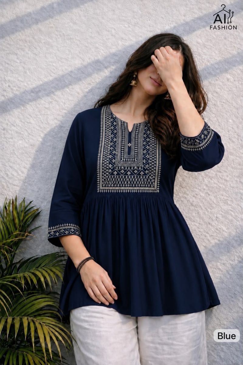 Amrah Wholesale Adaa Vol 2 Rayon Embroidered Kurti