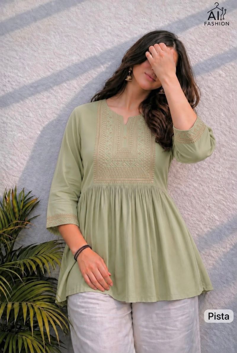 Amrah Wholesale Adaa Vol 2 Rayon Embroidered Kurti