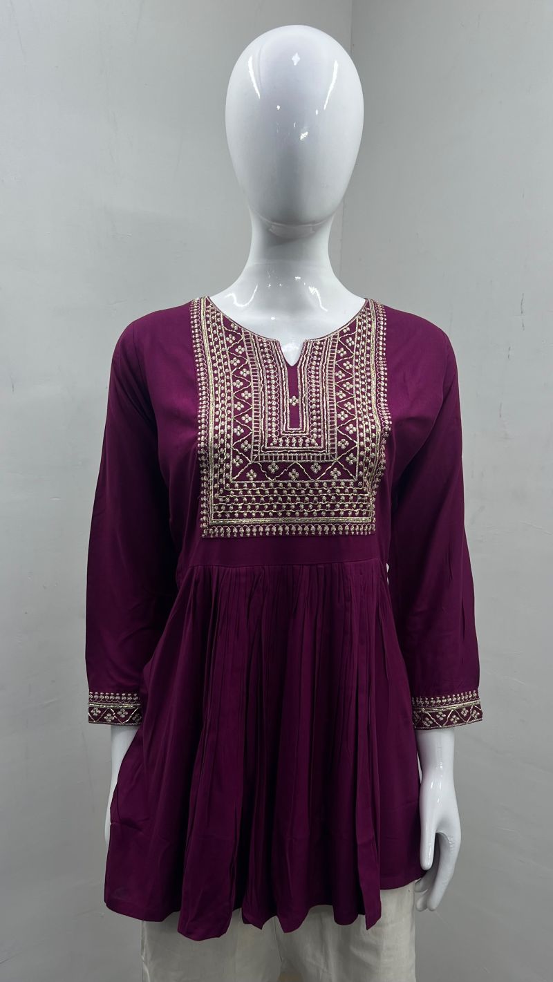 Amrah Wholesale Adaa Vol 2 Rayon Embroidered Kurti