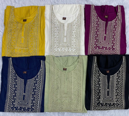 Amrah Wholesale Adaa Vol 2 Rayon Embroidered Kurti