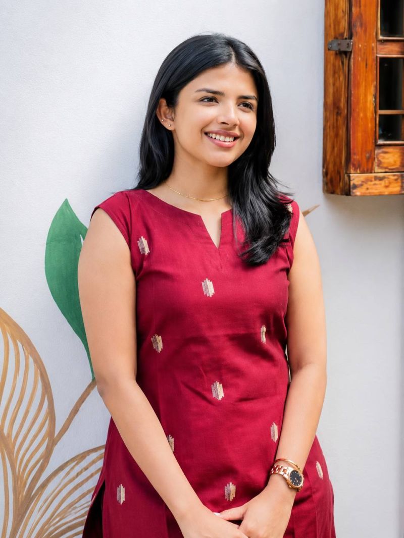 Amrah Wholesale Af 133 Cotton Blend Printed Kurti Pant Set