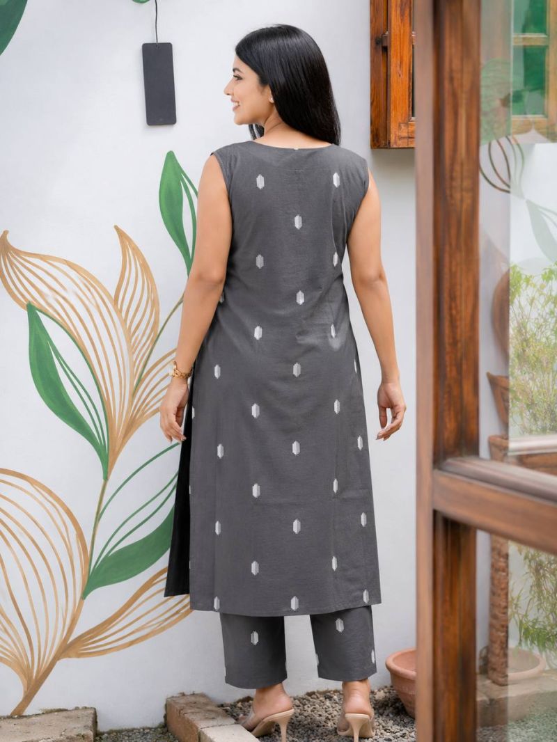 Amrah Wholesale Af 133 Cotton Blend Printed Kurti Pant Set