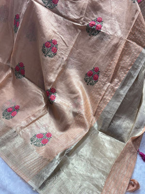 Amrah Wholesale Arh 4 Cotton Embroidered Festival Saree