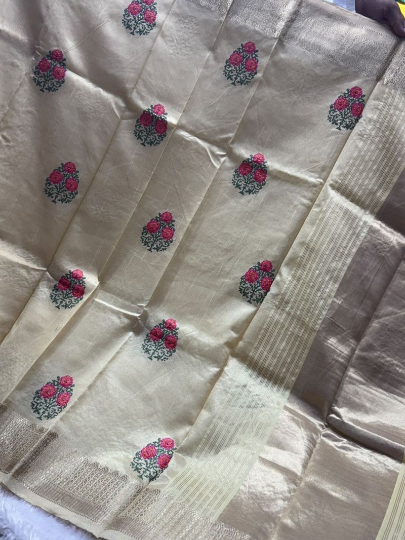 Amrah Wholesale Arh 4 Cotton Embroidered Festival Saree