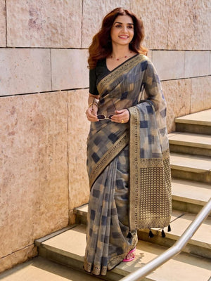Amrah Wholesale Ast Asopalav Soft Linen Cotton Zari Weaving Saree