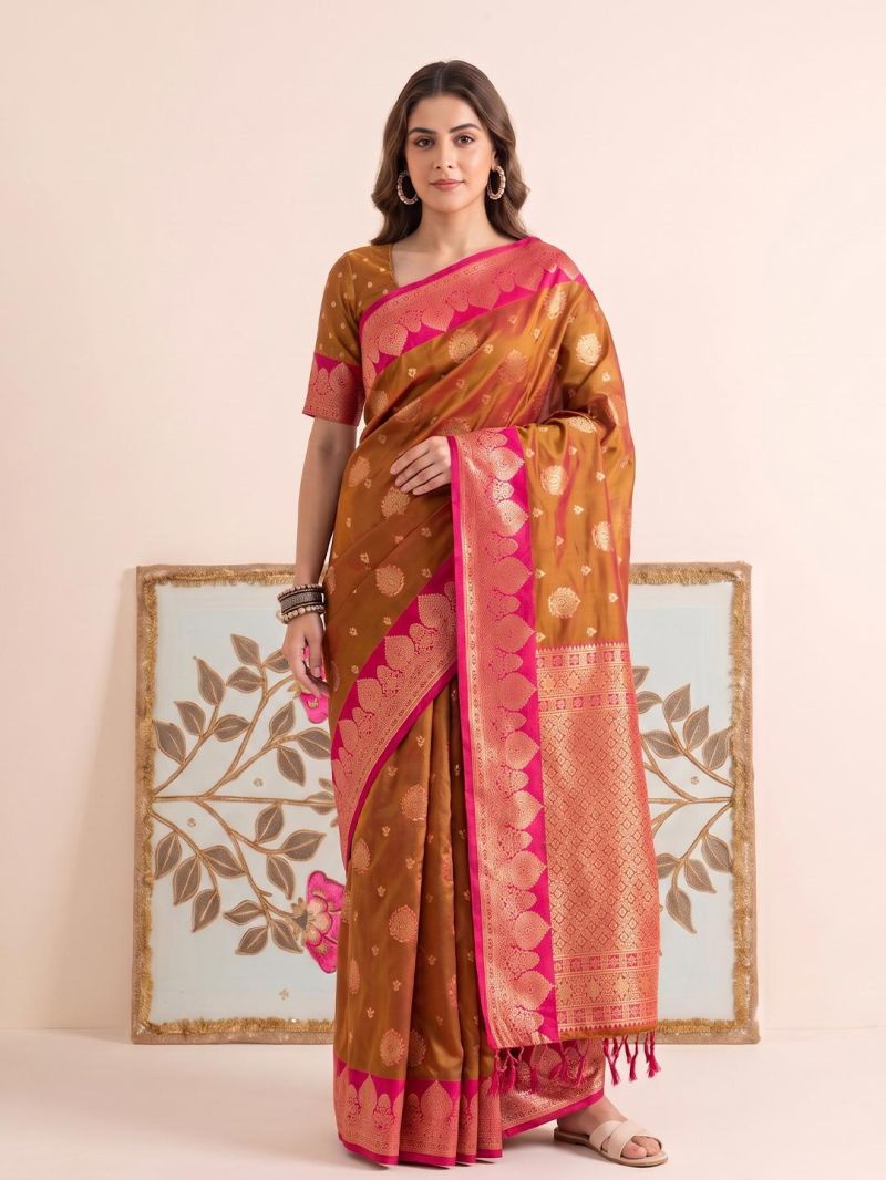 Amrah Wholesale Ast Devanshi Soft Silk Saree