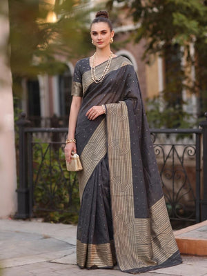 Amrah Wholesale Ast Katha Cotton Blend Saree - Amrah Wholesale