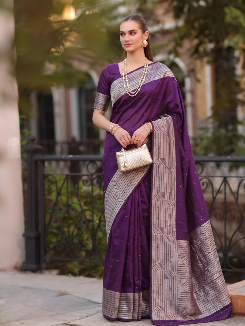 Amrah Wholesale Ast Katha Cotton Blend Saree - Amrah Wholesale