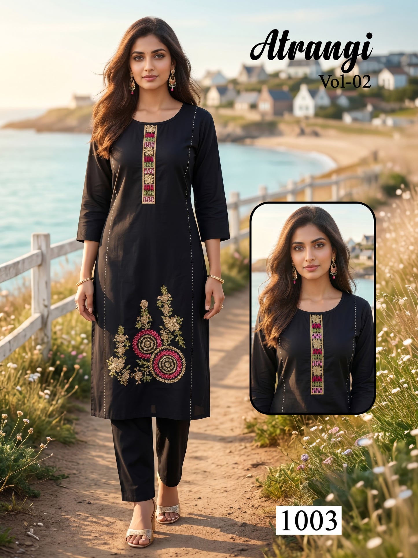 Amrah Wholesale Atrangi Vol 2 Dhabu Cotton Kurti Pant Set