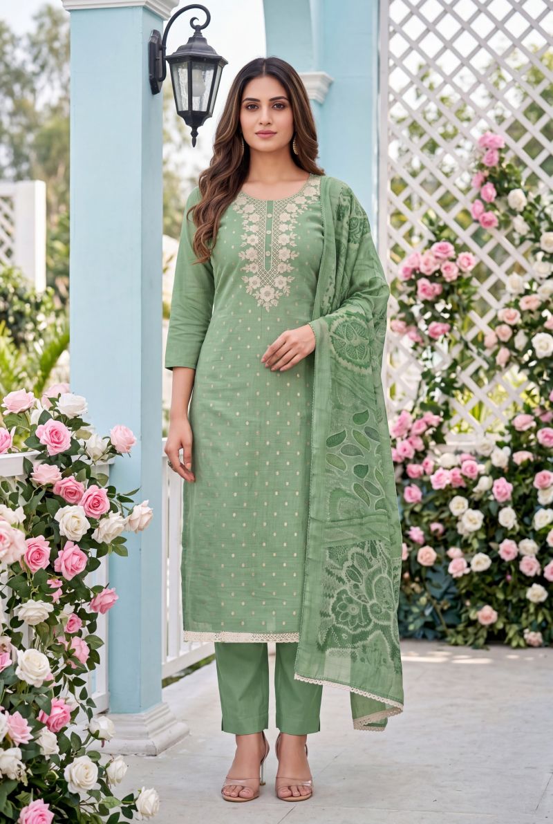 Amrah Wholesale Aurraa Saaj Cotton Salwar Suit Set