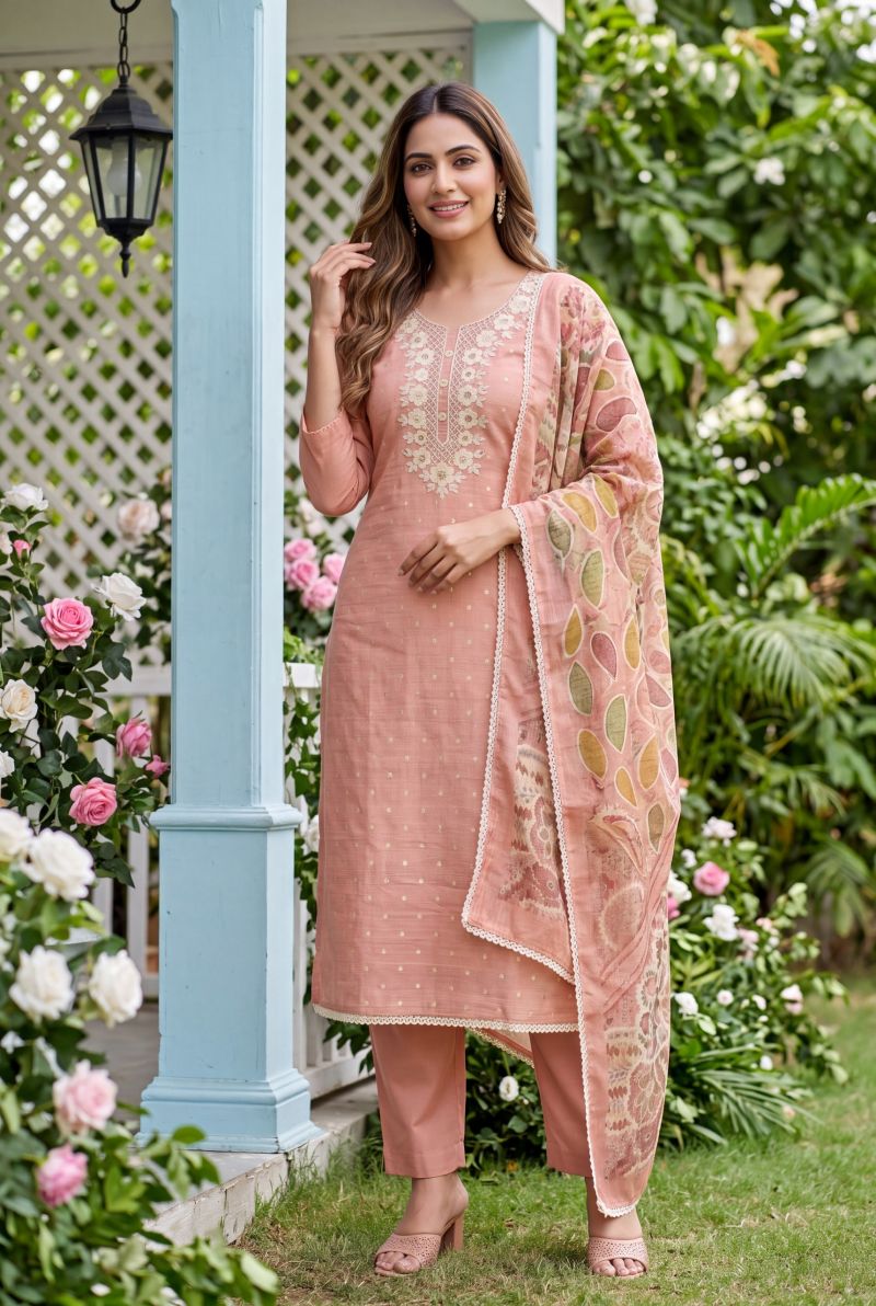 Amrah Wholesale Aurraa Saaj Cotton Salwar Suit Set