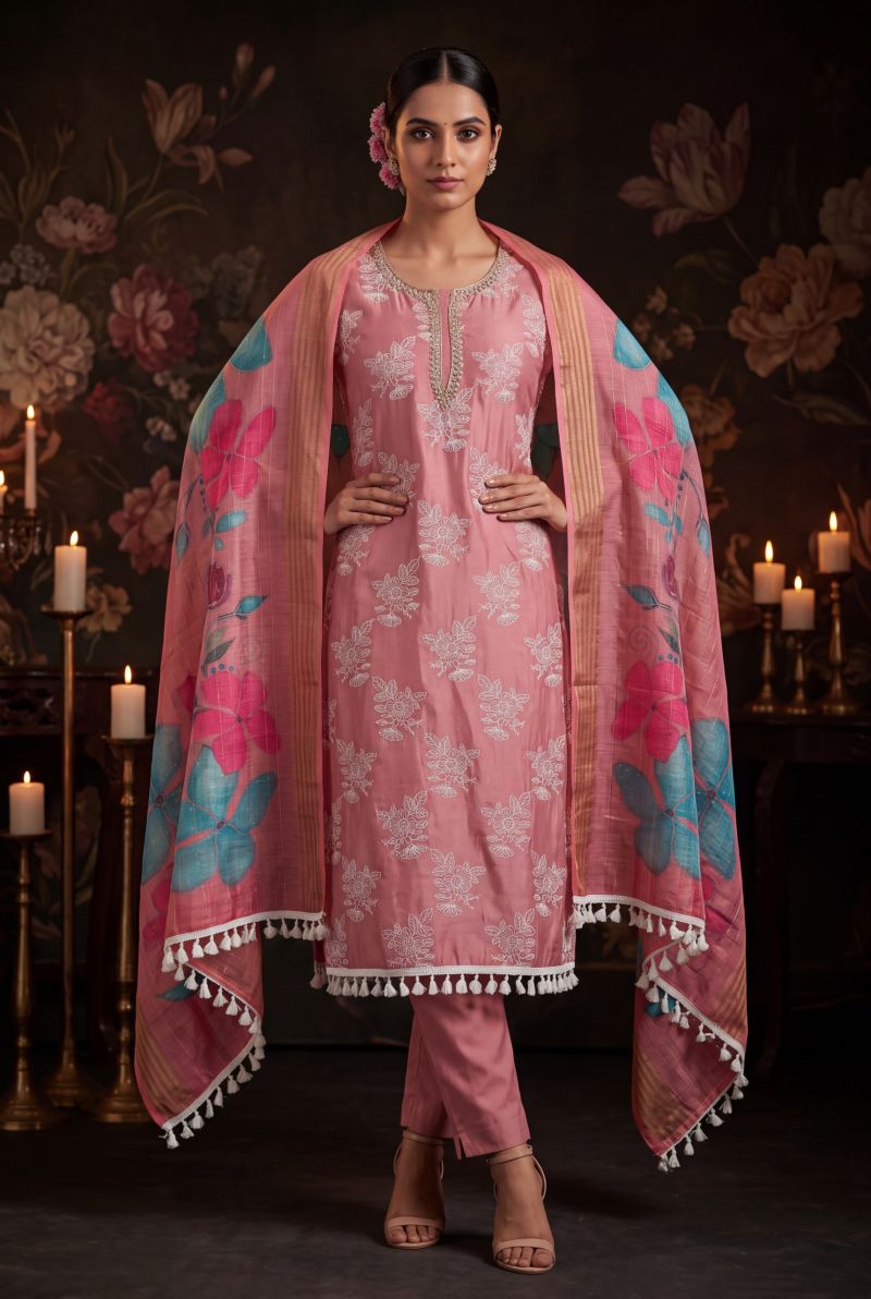 Amrah Wholesale Aurraa Taara Cotton Silk Salwar Suit Set
