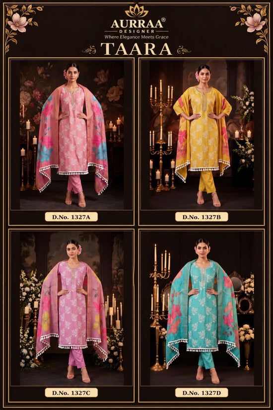 Amrah Wholesale Aurraa Taara Cotton Silk Salwar Suit Set
